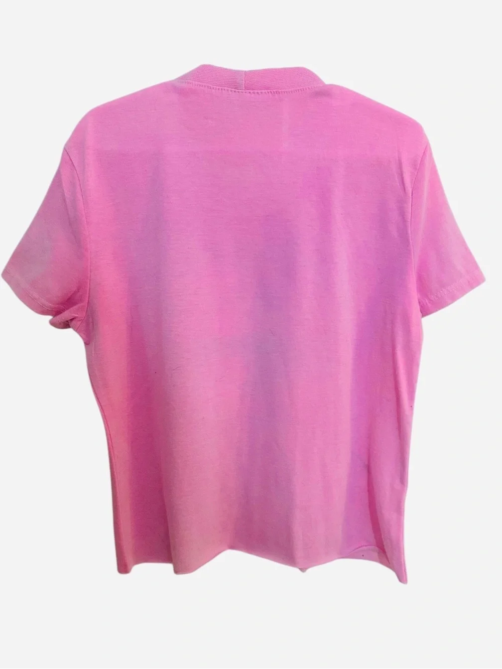 Firehouse Girl's Hot Pink Cropped Graffiti Lips Graphic T-Shirt - Size Small